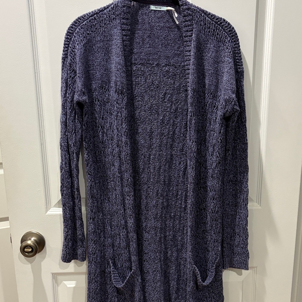 Women's Purple Knit Cardigan